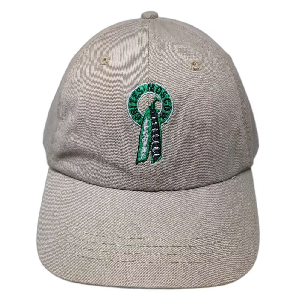 Legend Grites Moscow Pea Pod Baseball Cap Beige Hat OS Adjustable Slideback